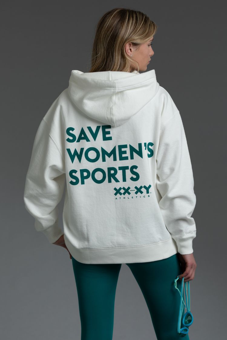 Women's Fearless Fleece Boyfriend Graphic Hoodie: Boxy and Bold