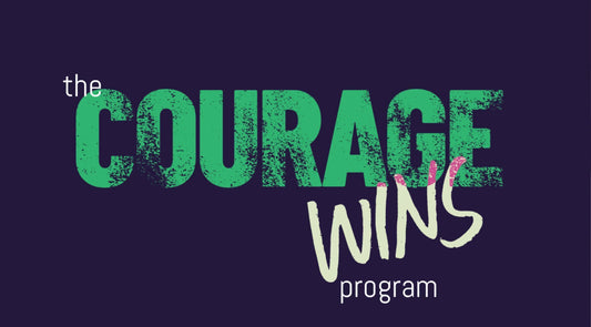 Courage Wins Program graphic