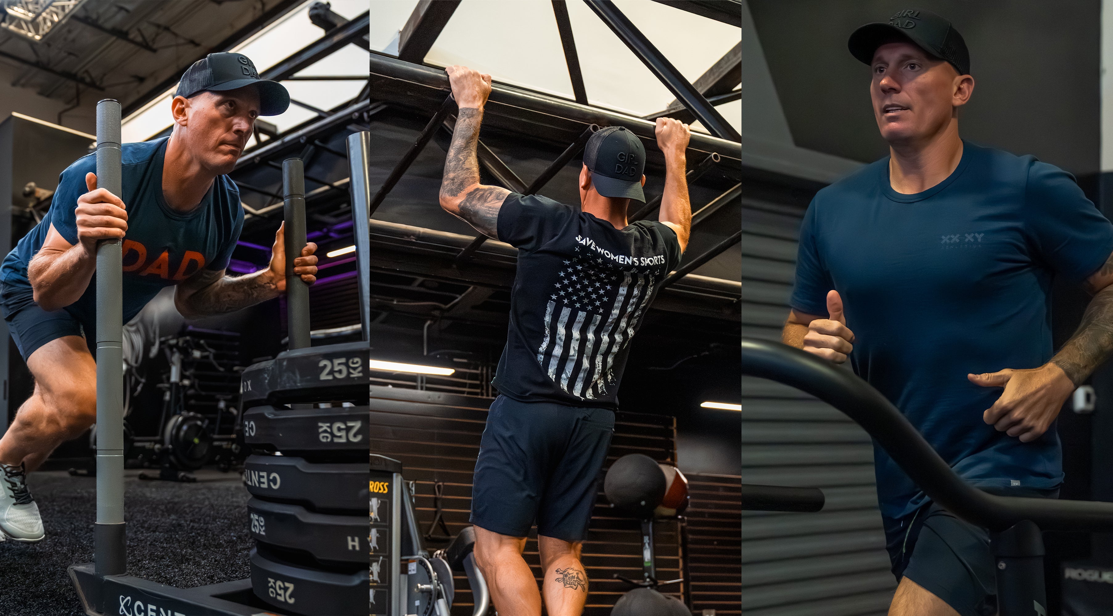 Medal of Honor Recipient Dakota Meyer exercising