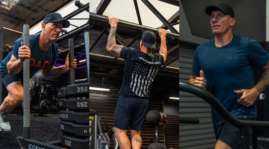 Medal of Honor Recipient Dakota Meyer exercising