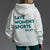Ivory with Teal