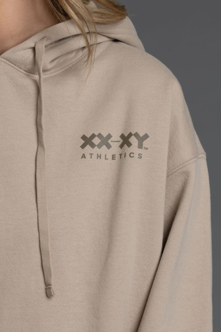 Women's Fearless Fleece Logo Boyfriend Hoodie | XX-XY Athletics