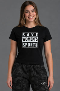 Save Women's Sports Advisory Semi-Cropped Tee (XX)