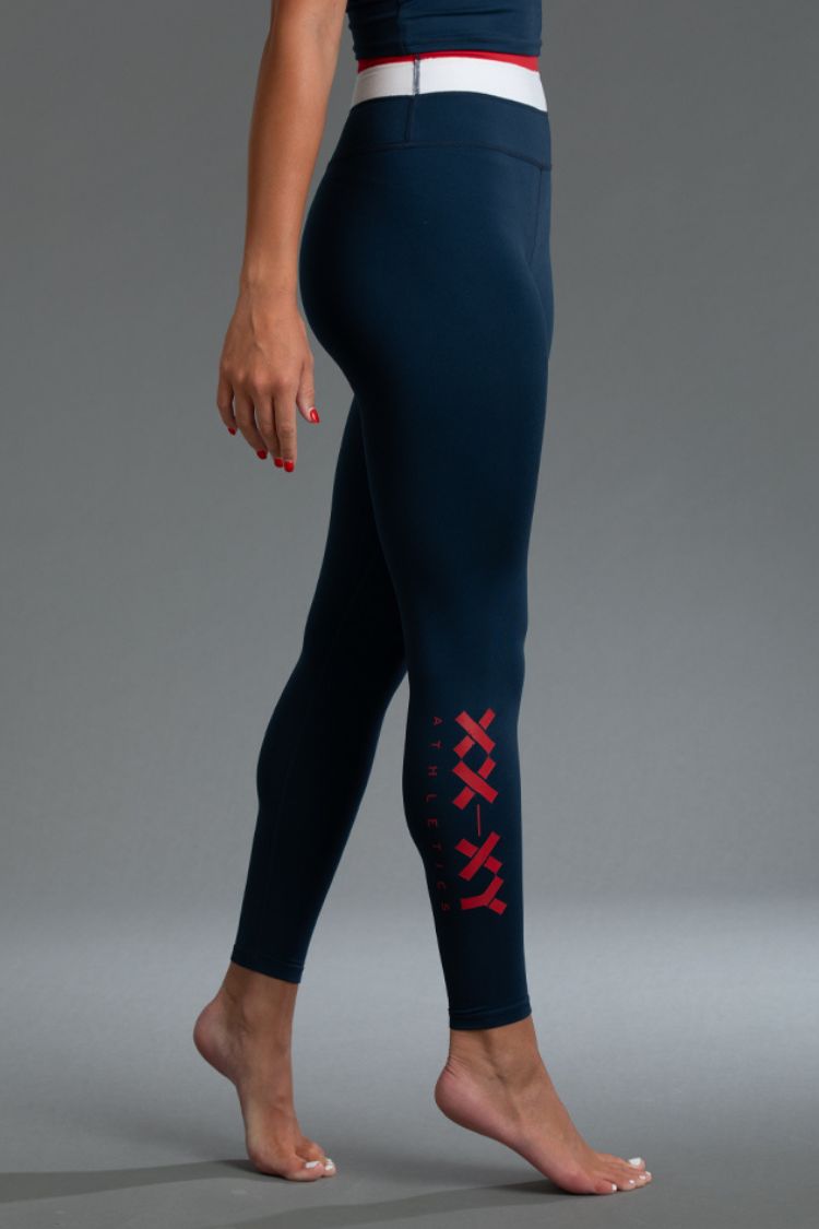 Navy with Red Logo