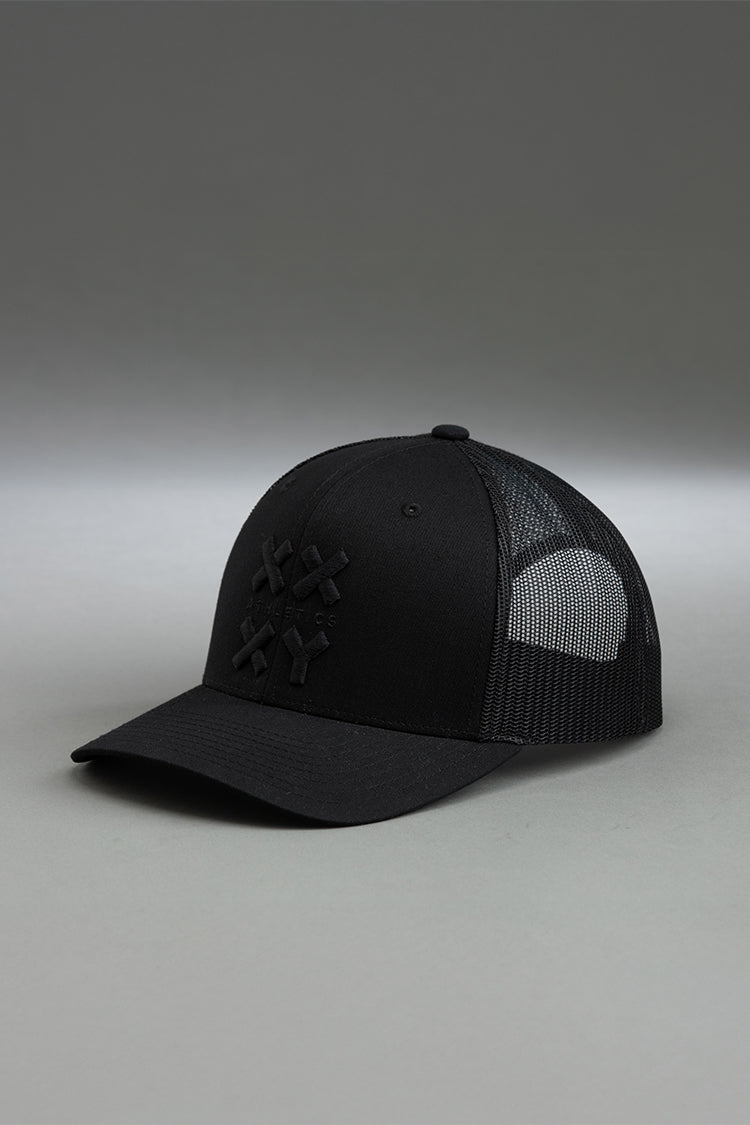 black with black logo