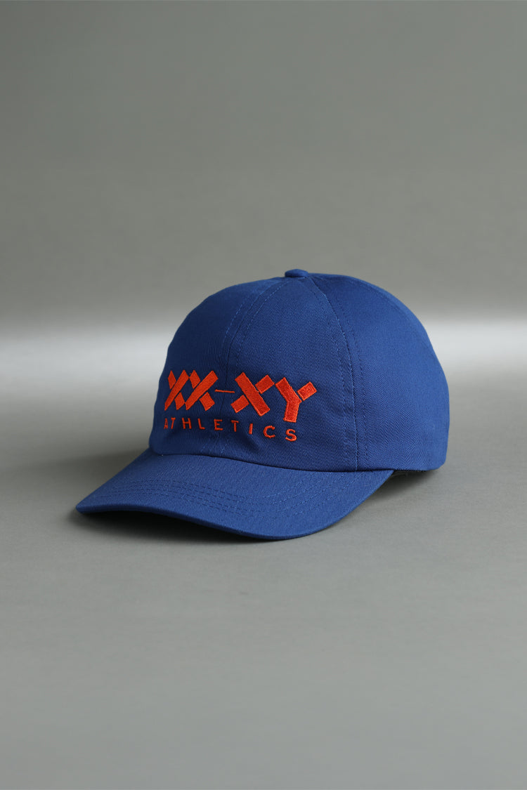 Royal Blue with Orange