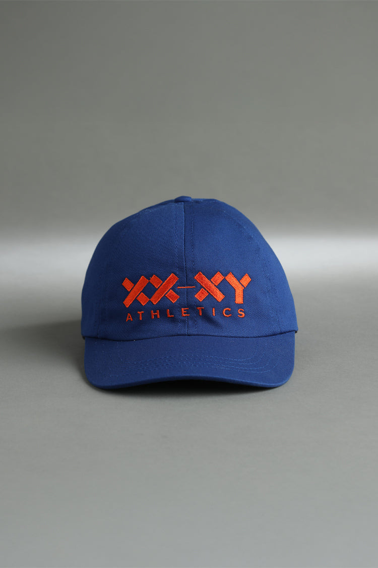 Royal Blue with Orange