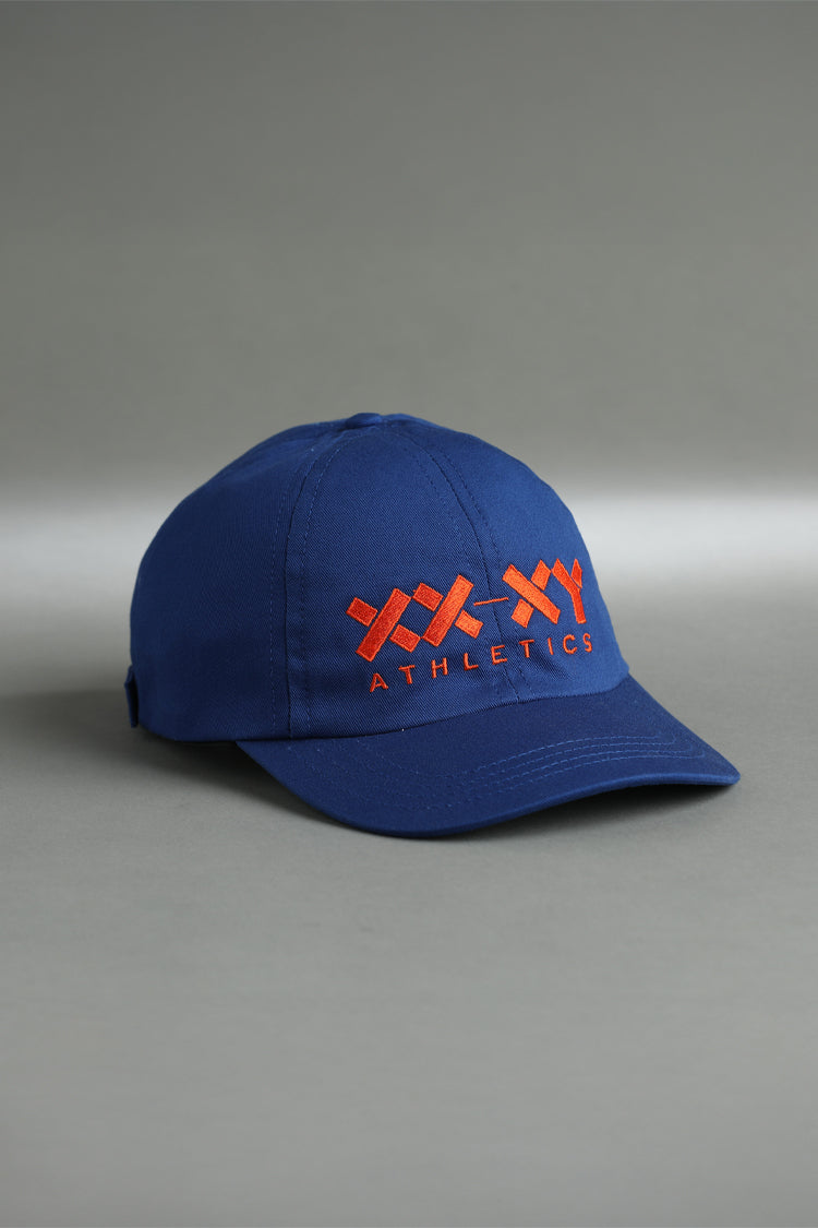 Royal Blue with Orange
