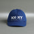 Royal Blue with White