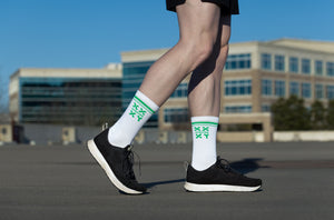 Candid Crew Half Calf Socks (XY)