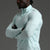 aqua white stripe