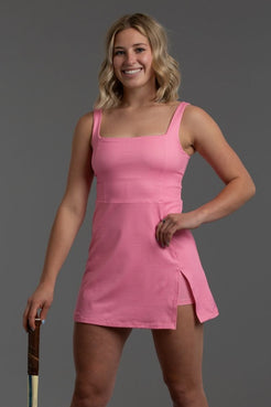 pink with logo print