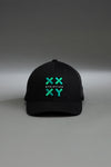 Logo Trucker Cap on Black
