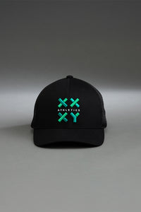 Logo Trucker Cap on Black