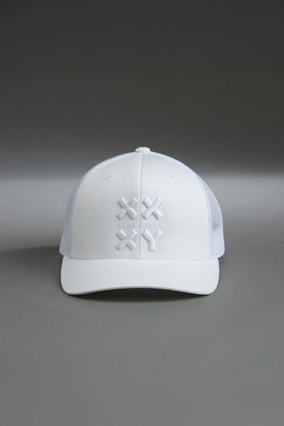 white with white logo