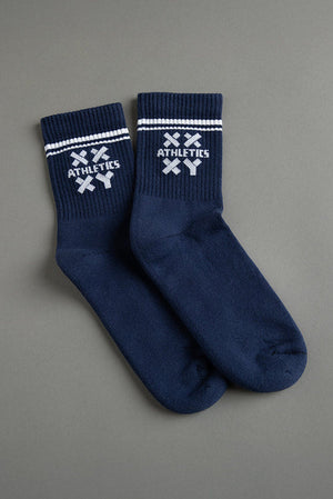 Candid Crew Half Calf Socks (XY)