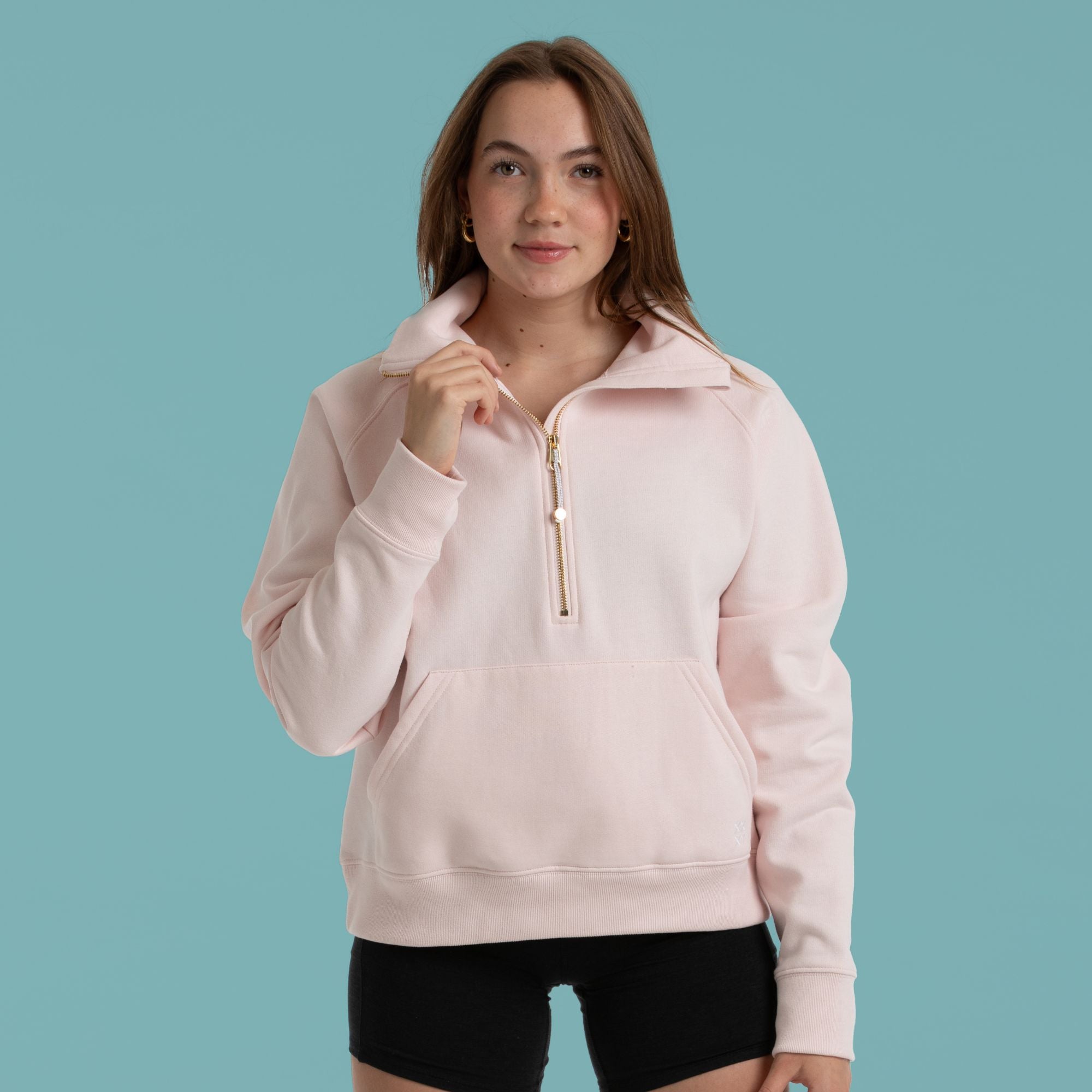 Fearless Fleece Zip with Ribbon Logo (XX)