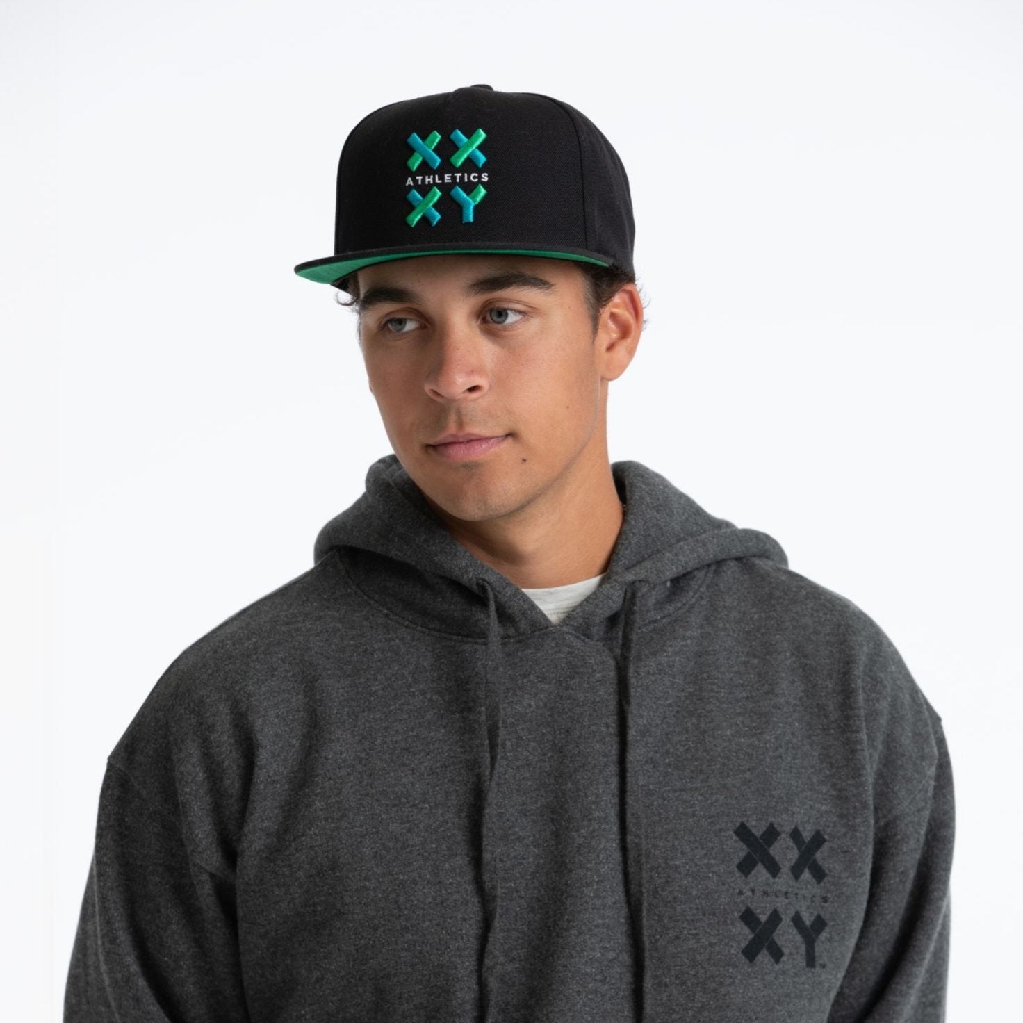 Logo Trucker Cap Flat Brim