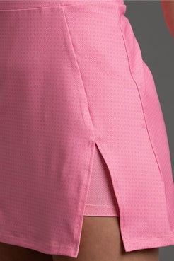pink with logo print