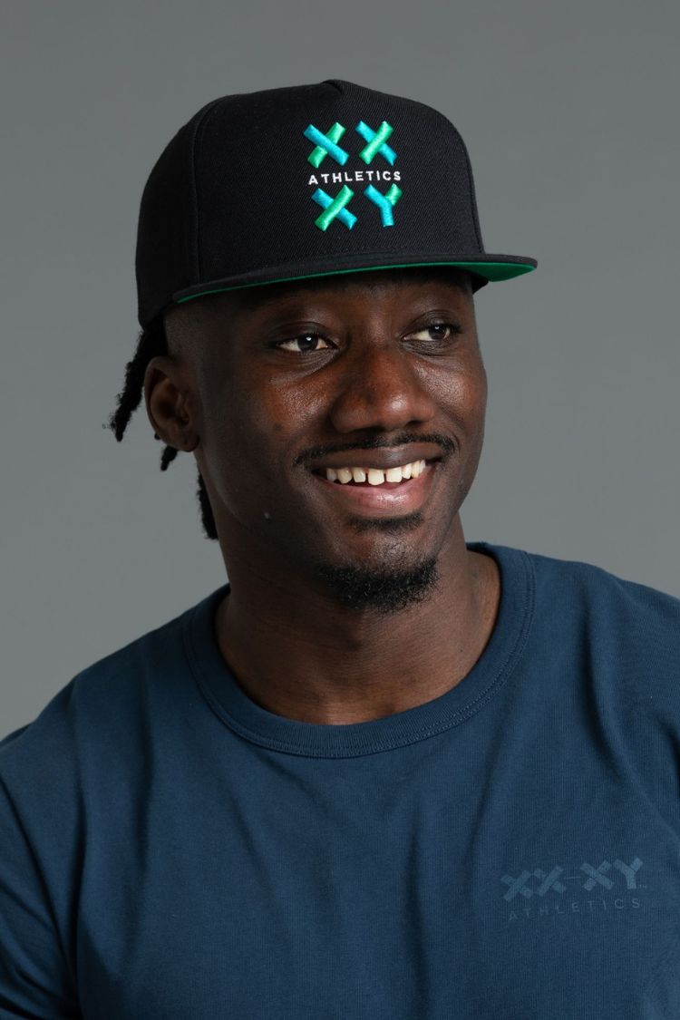 Logo Trucker Cap Flat Brim: Make a Statement | XX-XY Athletics