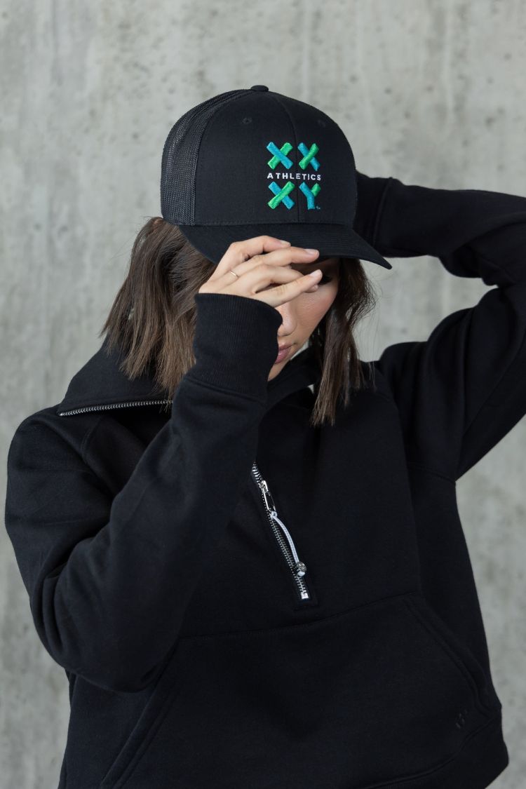 black with color logo