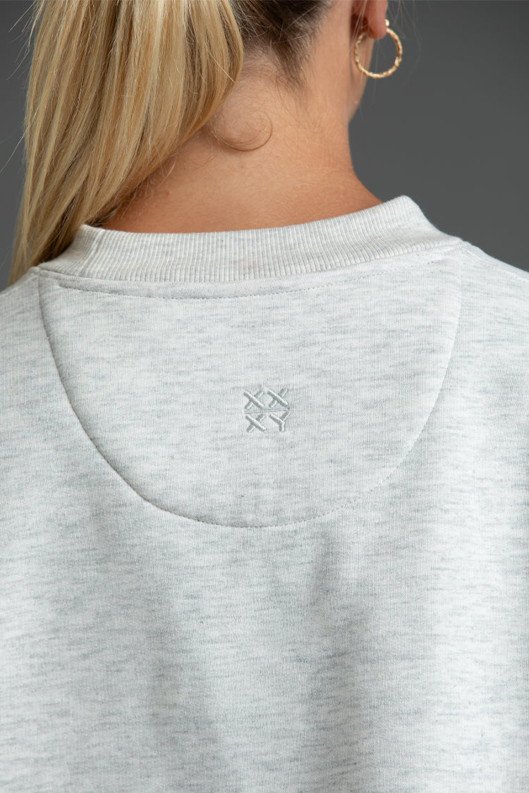 Women's Fearless Fleece Crew with Logo | XX-XY Athletics