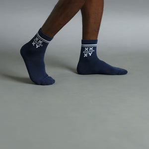 Candid Crew Half Calf Socks (XY)