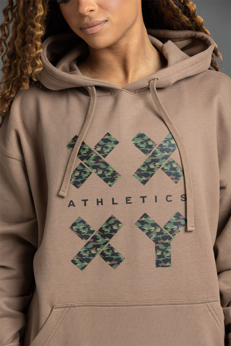 Women's Fearless Fleece Logo Boyfriend Hoodie | XX-XY Athletics