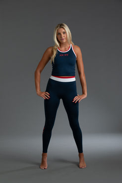 Navy with Red Logo