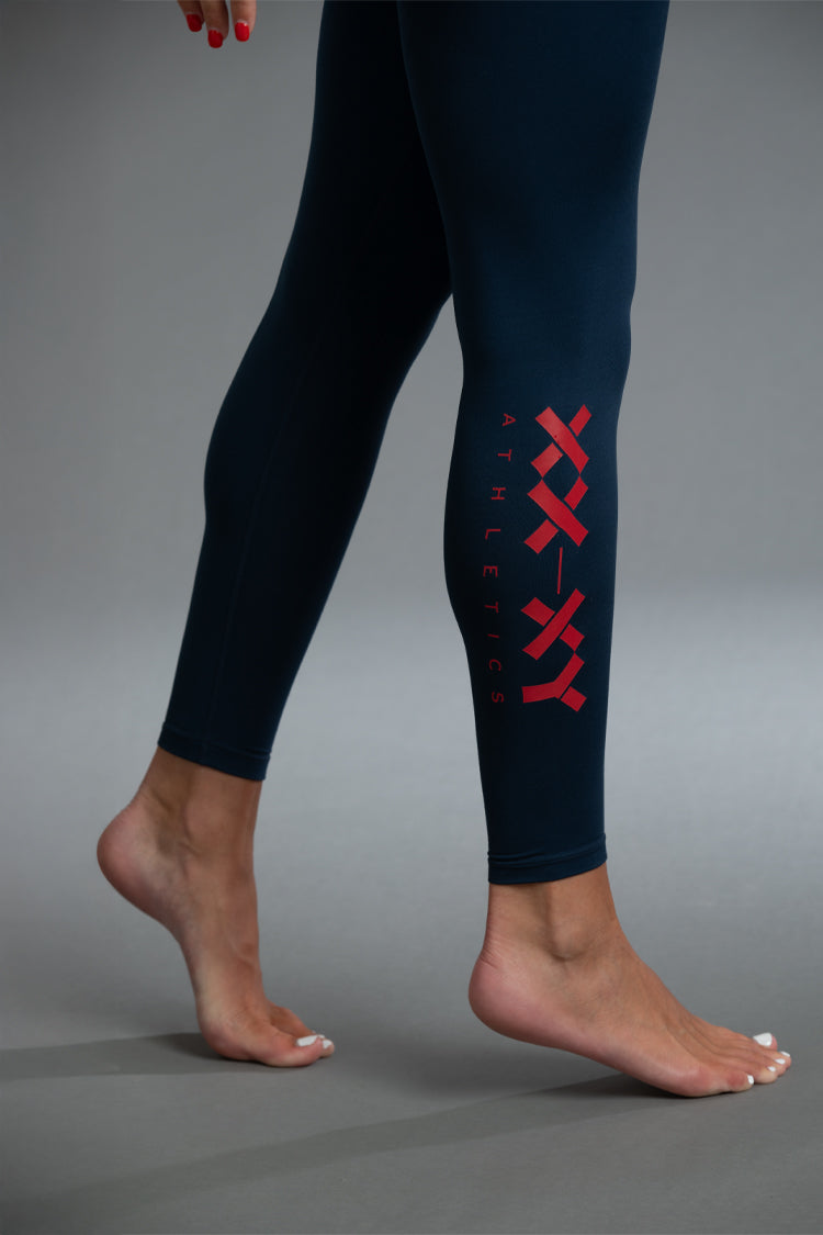 Navy with Red Logo