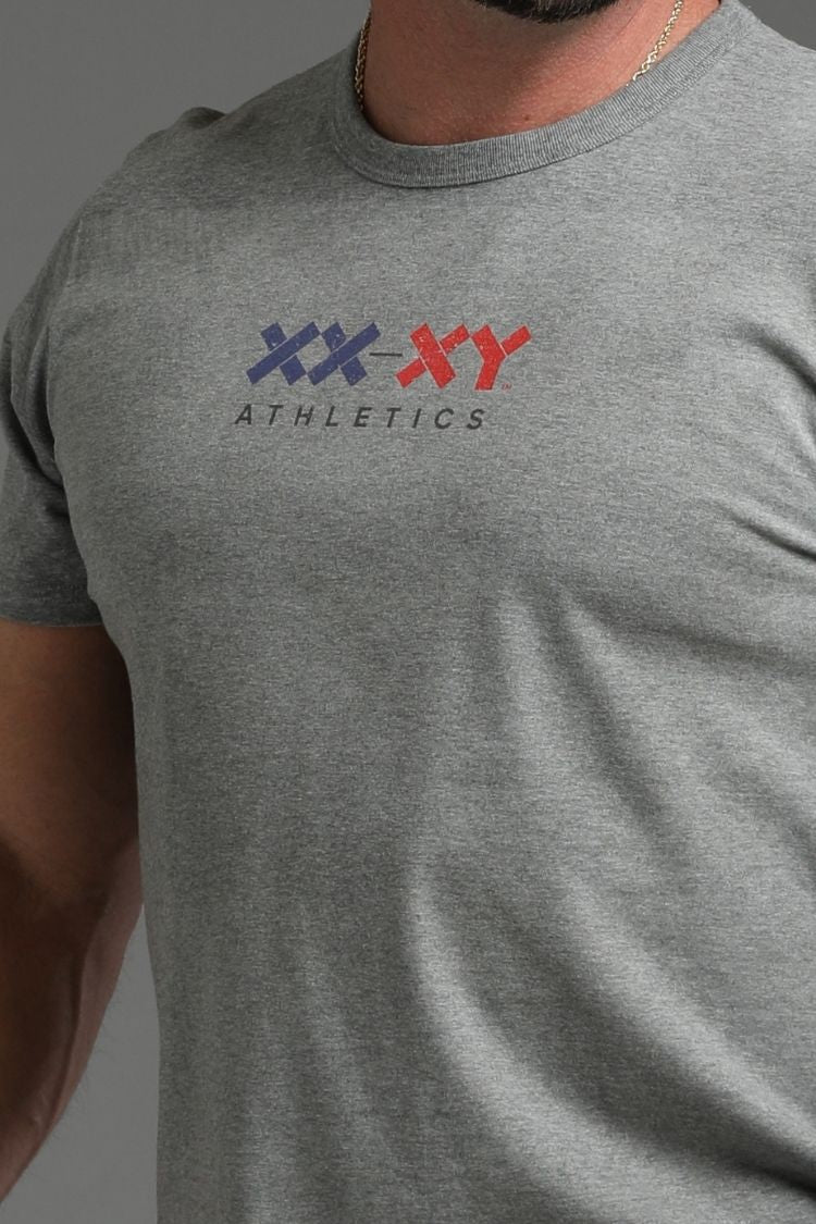 トップス everyone collegiate logo tee shirt XL Men's Simple Logo Tee: Irrefutable Nod to Truth | XX-XY Athletics