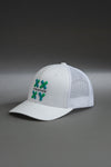Logo Trucker Cap on White