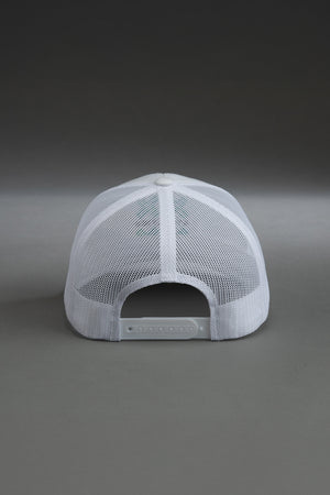 Logo Trucker Cap on White