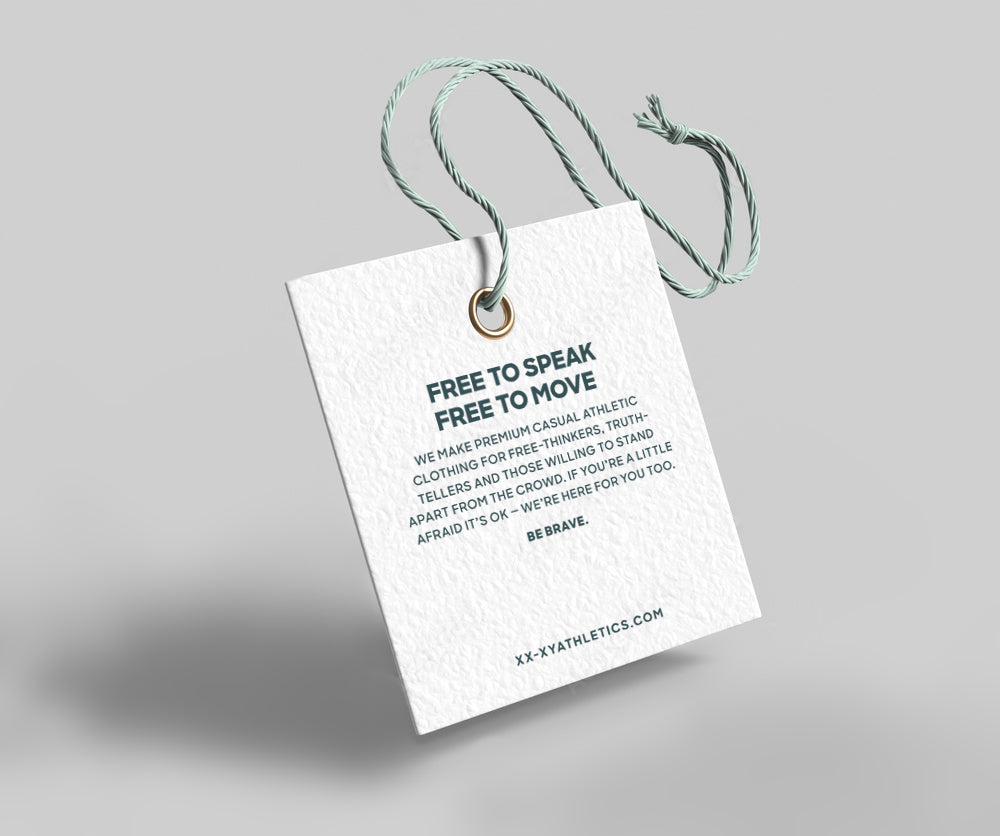 XX-XY Hangtag - Free to speak, Free to Move