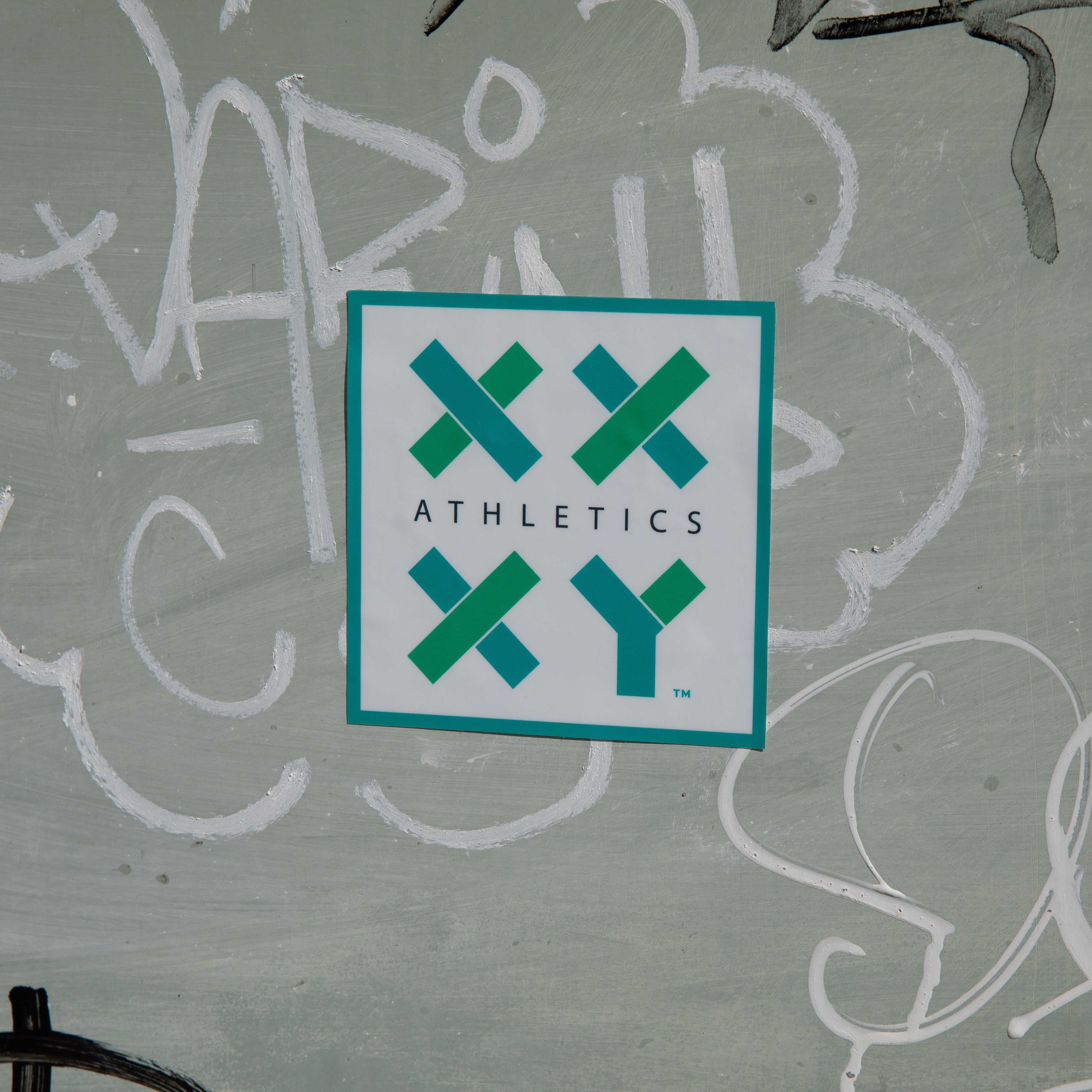 XX-XY Athletics Logo Sticker