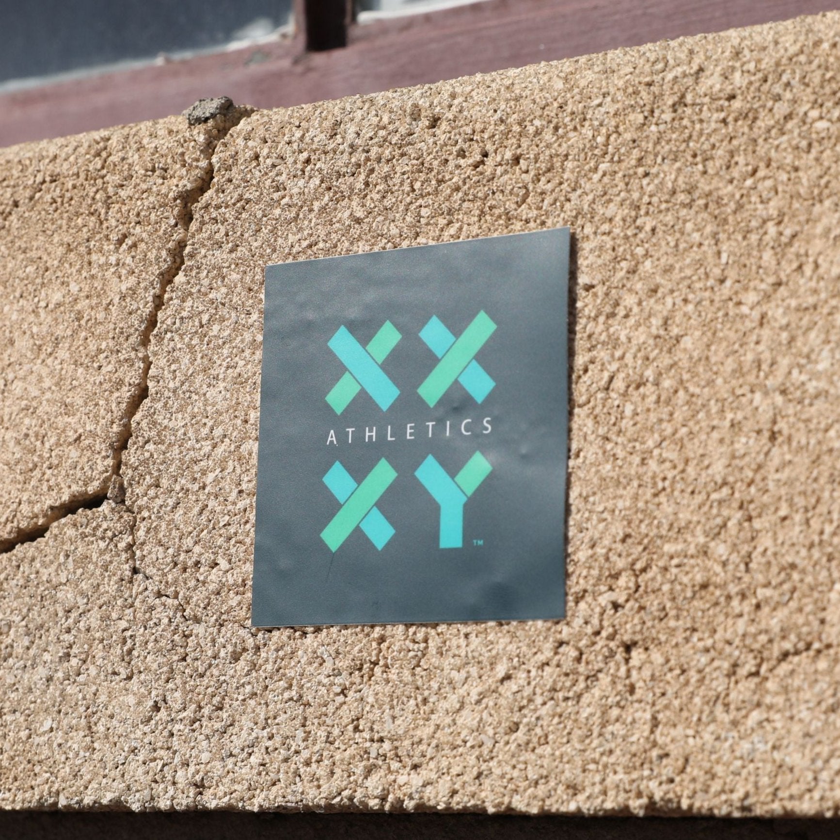 XX XY Athletics logo sticker