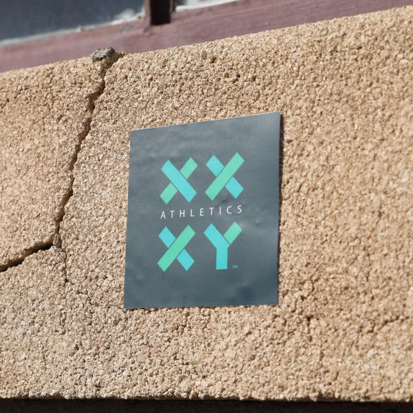XX XY Athletics logo sticker
